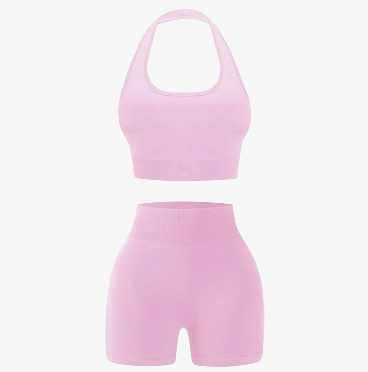 2 Piece Halter Top-Shorts Set