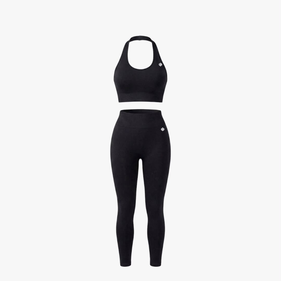 Statement 2 Piece Halter Tights Set