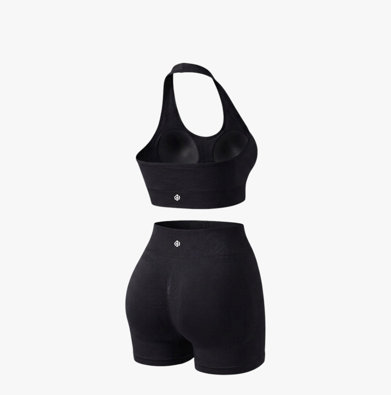 2 Piece Halter Top-Shorts Set