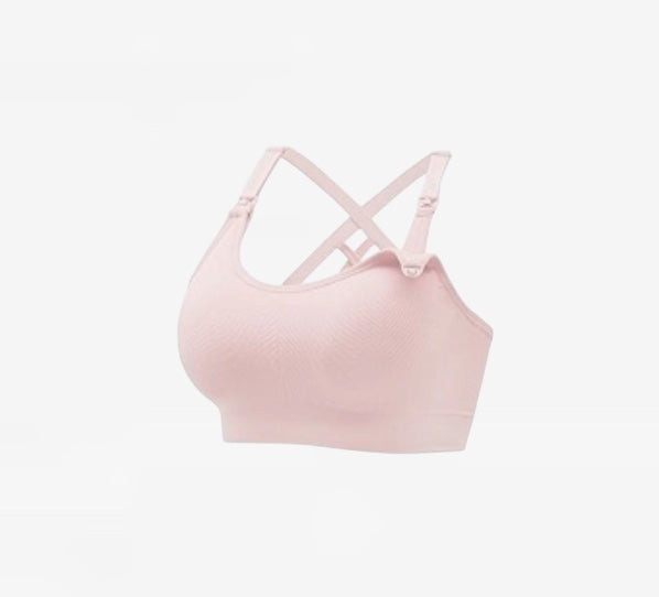 Nursing Cross Back Sports Bra