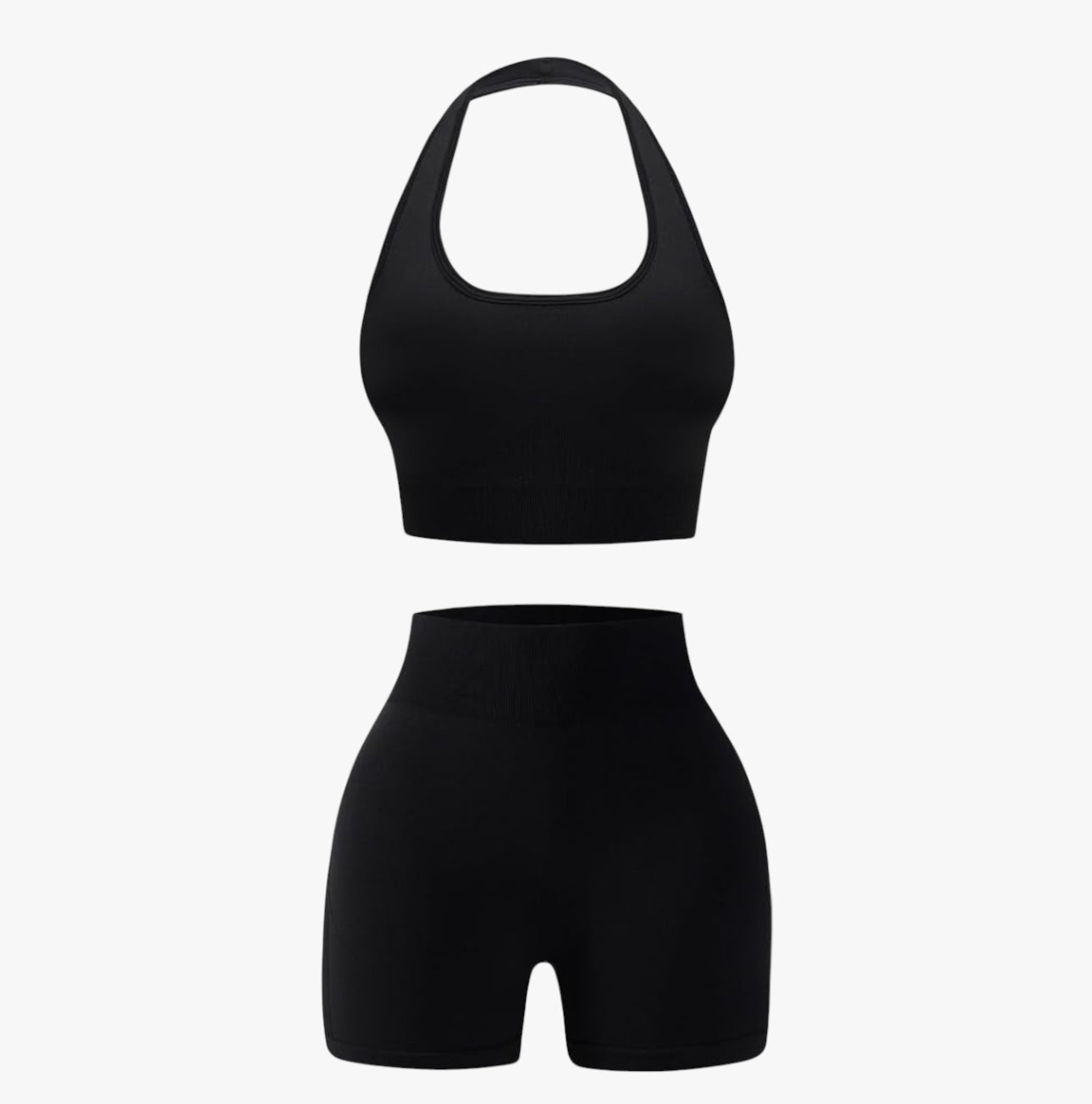 2 Piece Halter Top-Shorts Set