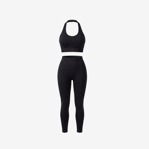 2 Piece Halter Tights Set